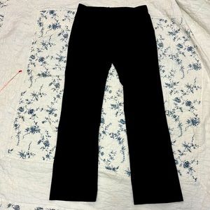 Theory Black Size 12, wool blend slacks